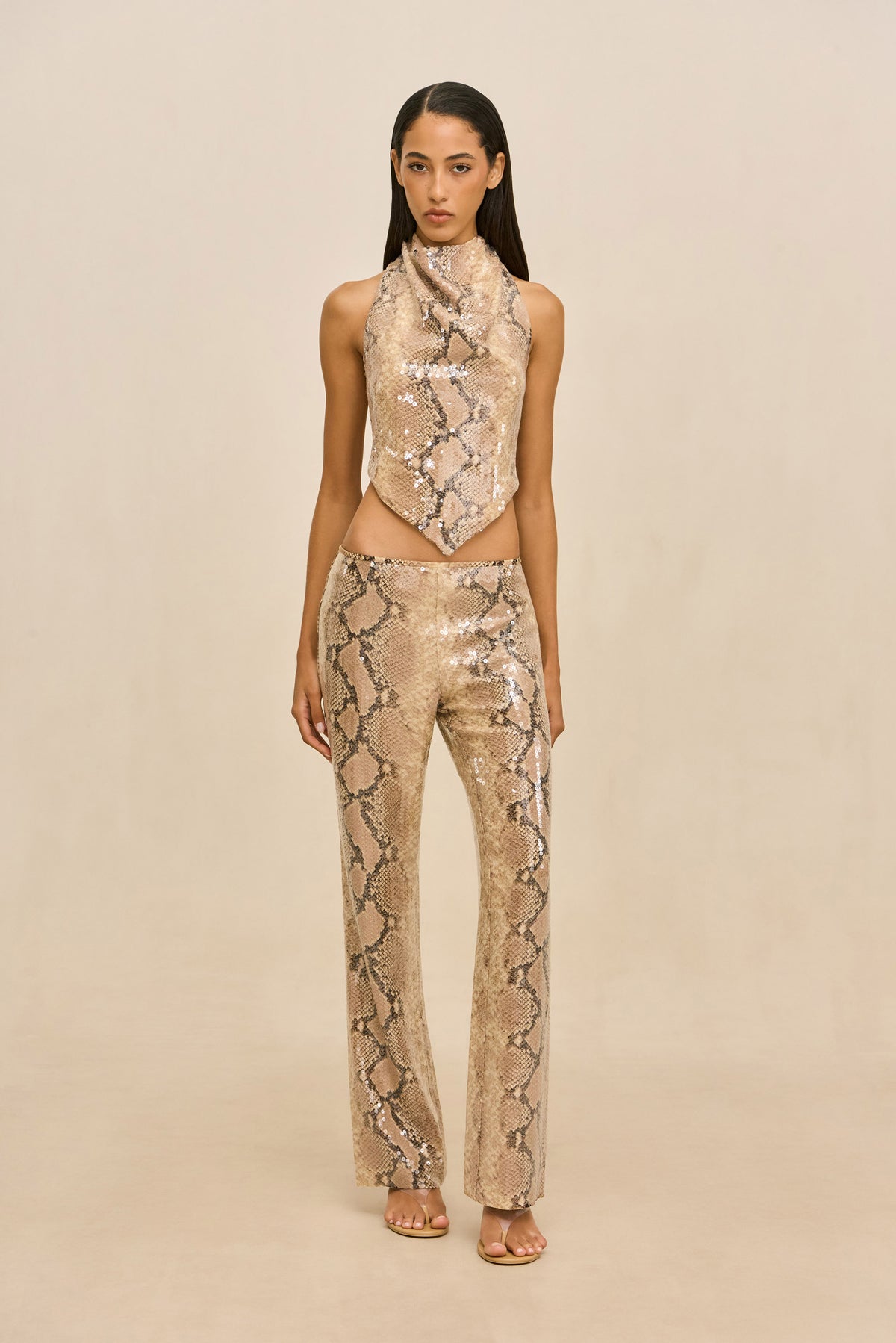 DIONEA TOP - FADED PYTHON