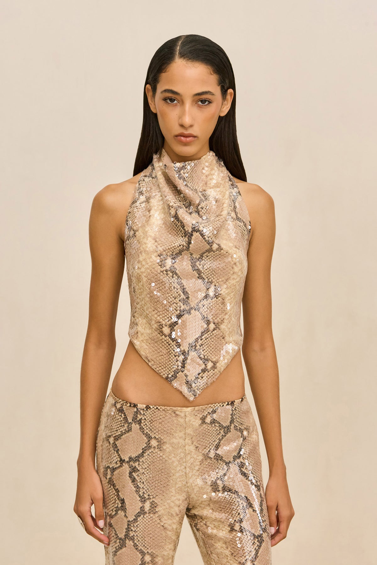 DIONEA TOP - FADED PYTHON