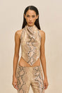 DIONEA TOP - FADED PYTHON