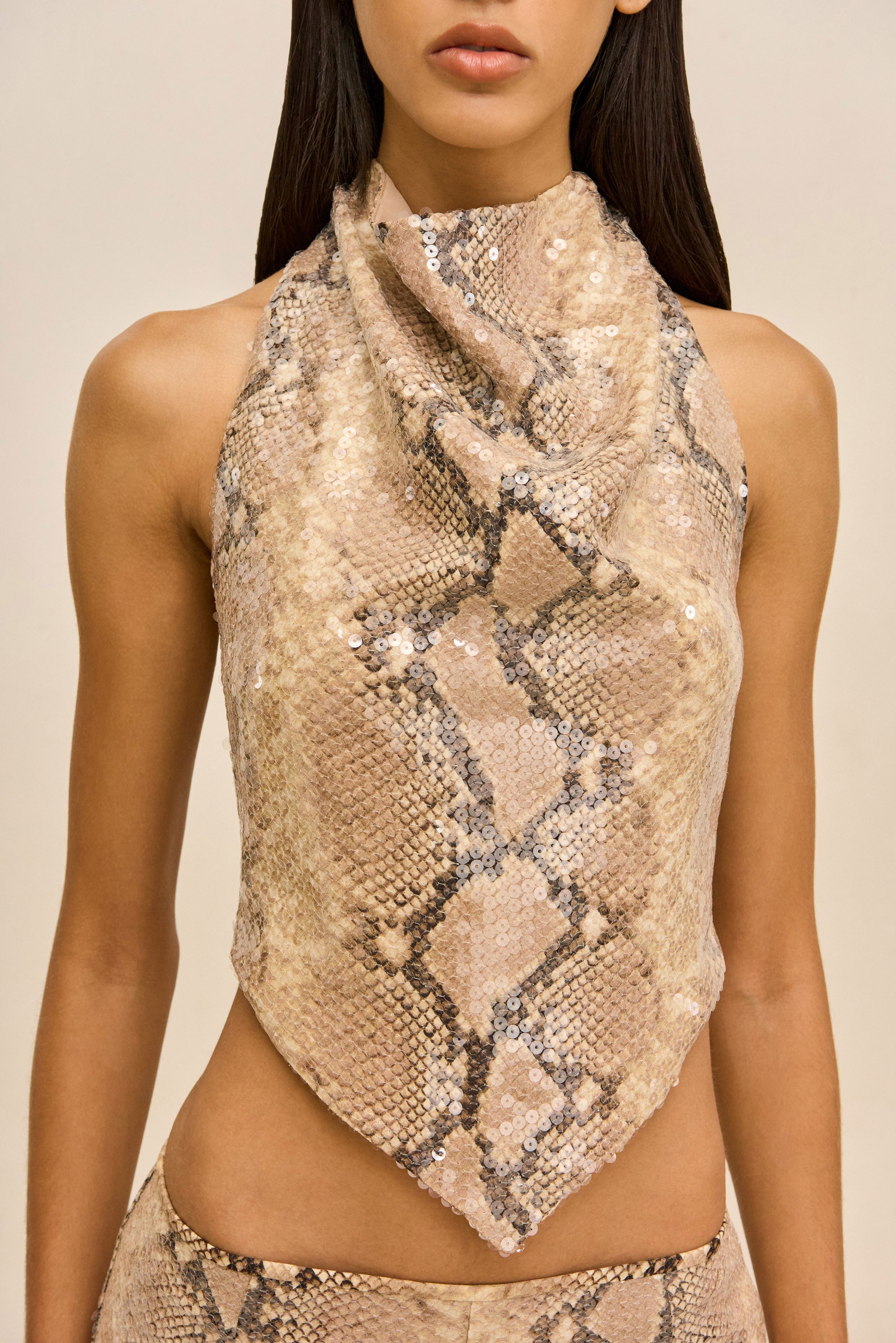 DIONEA TOP - FADED PYTHON