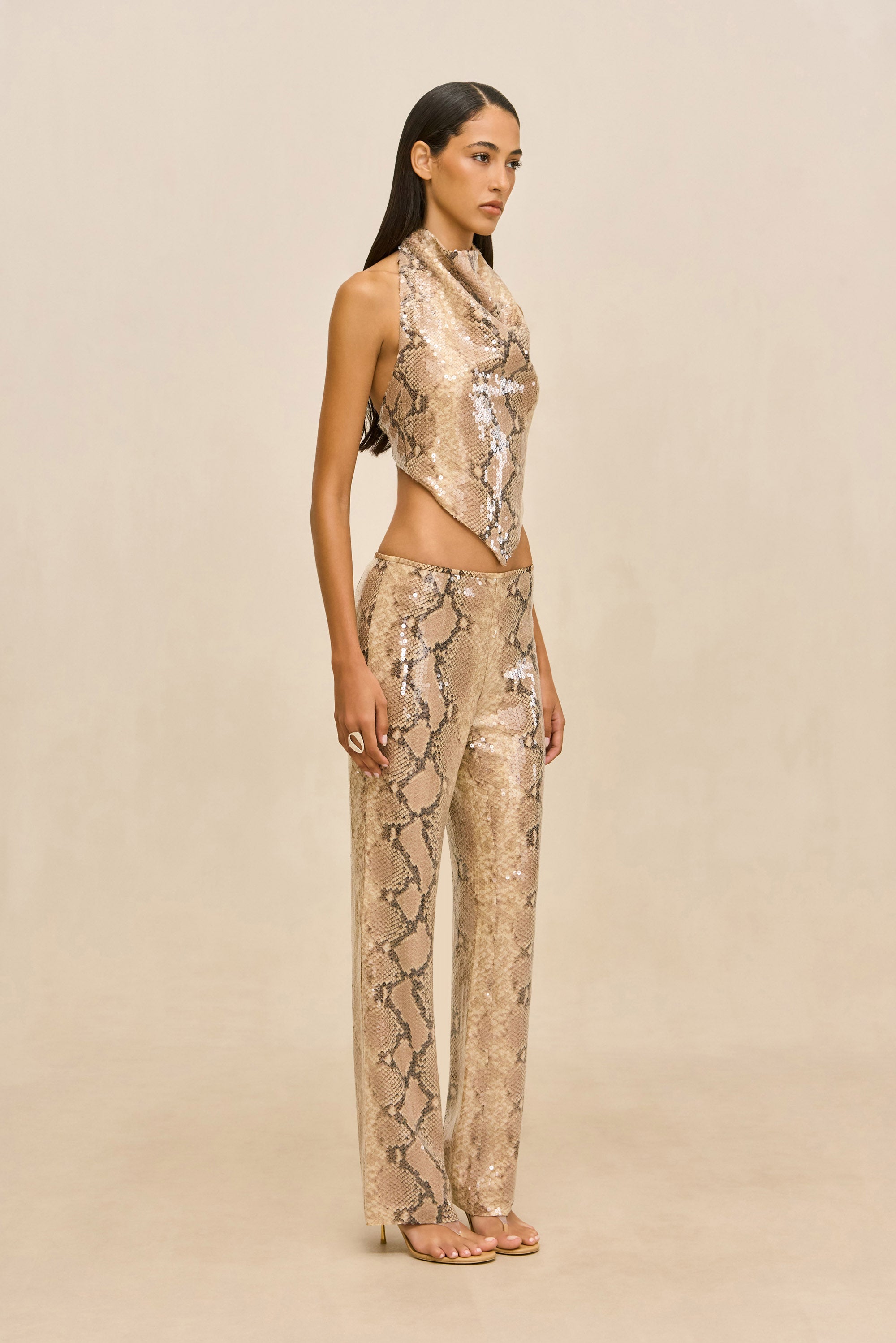 DIONEA TOP - FADED PYTHON