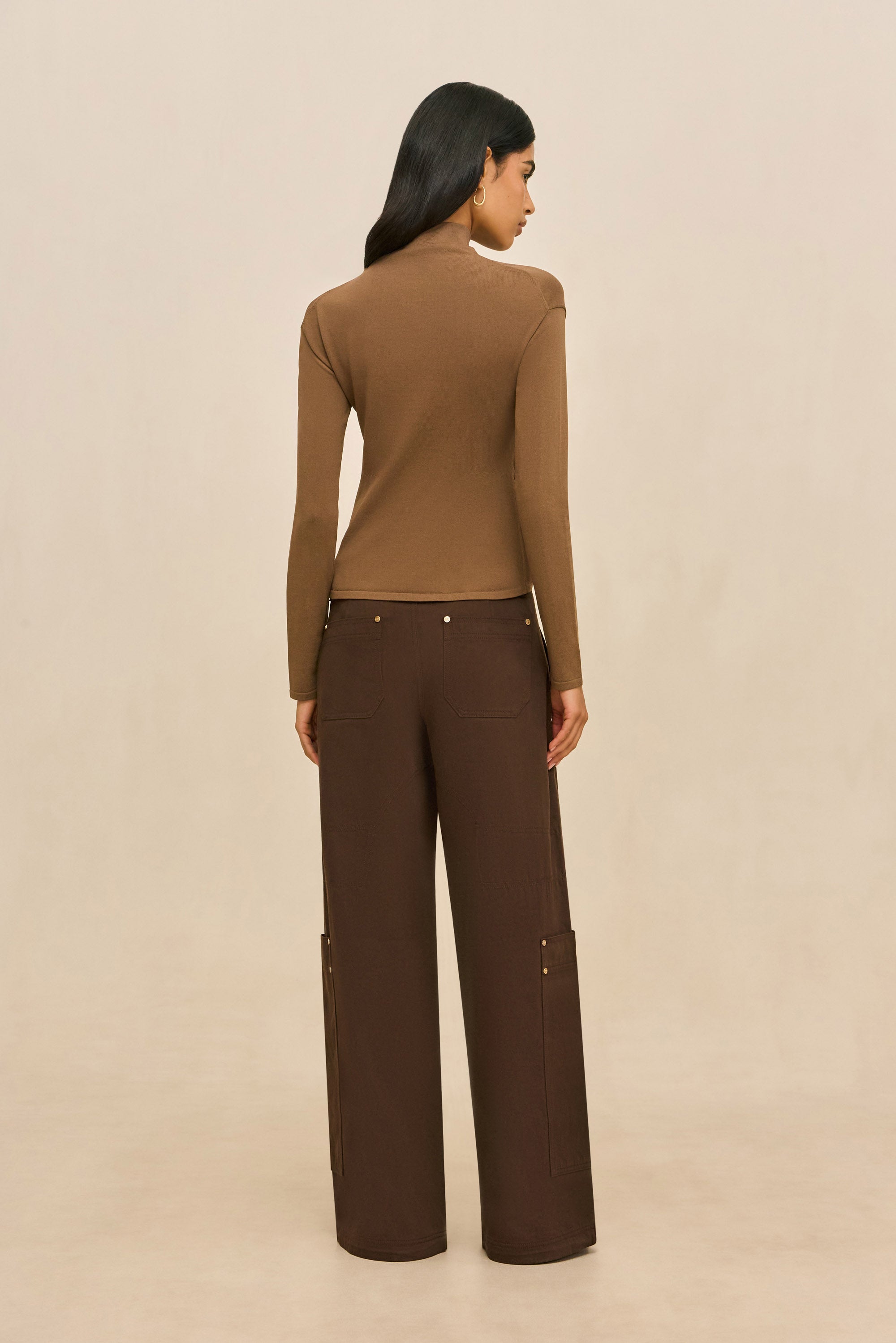CALLIE KNIT TOP - SPARROW