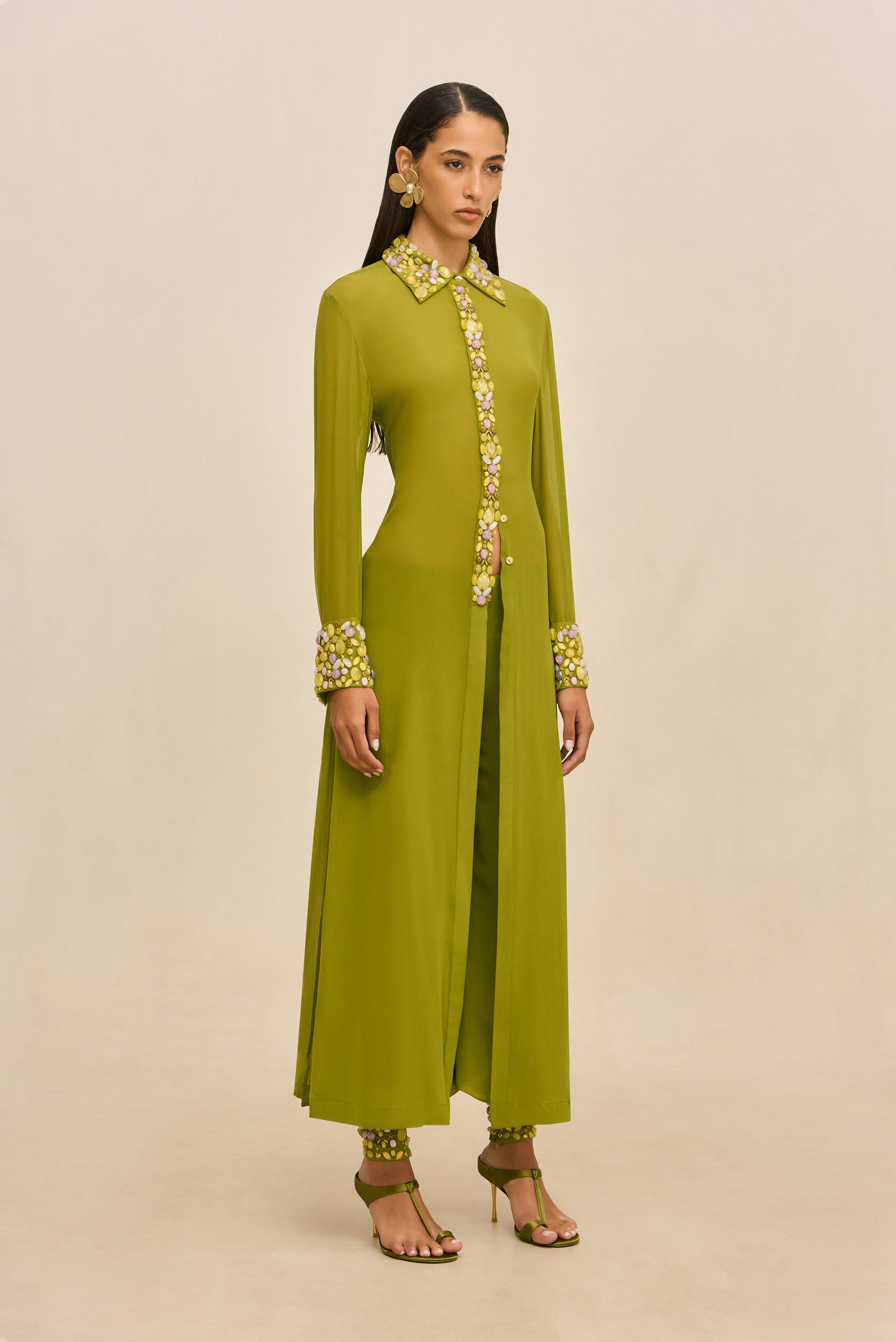 CHAELIN PANT - CHIVE