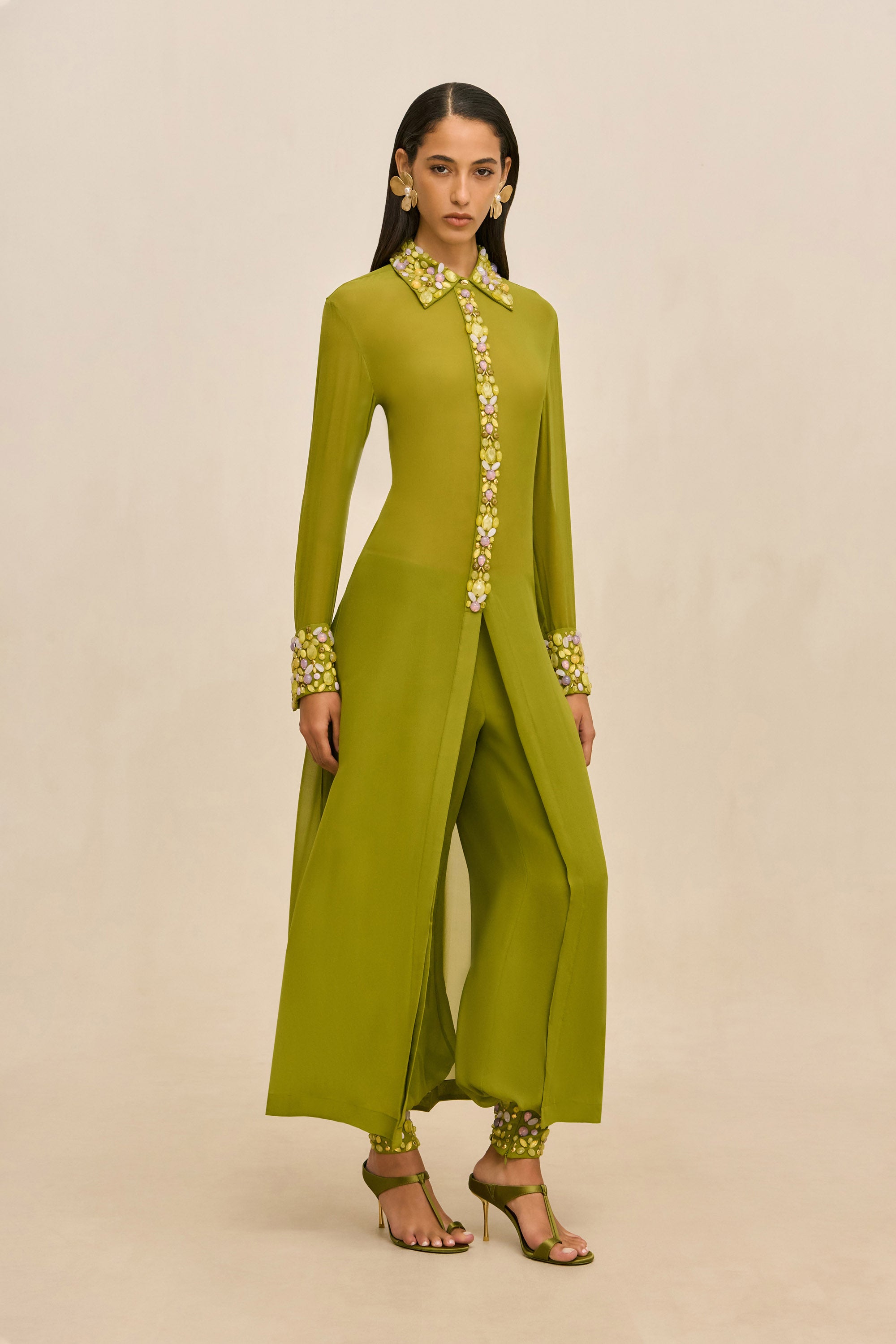 CHAELIN PANT - CHIVE