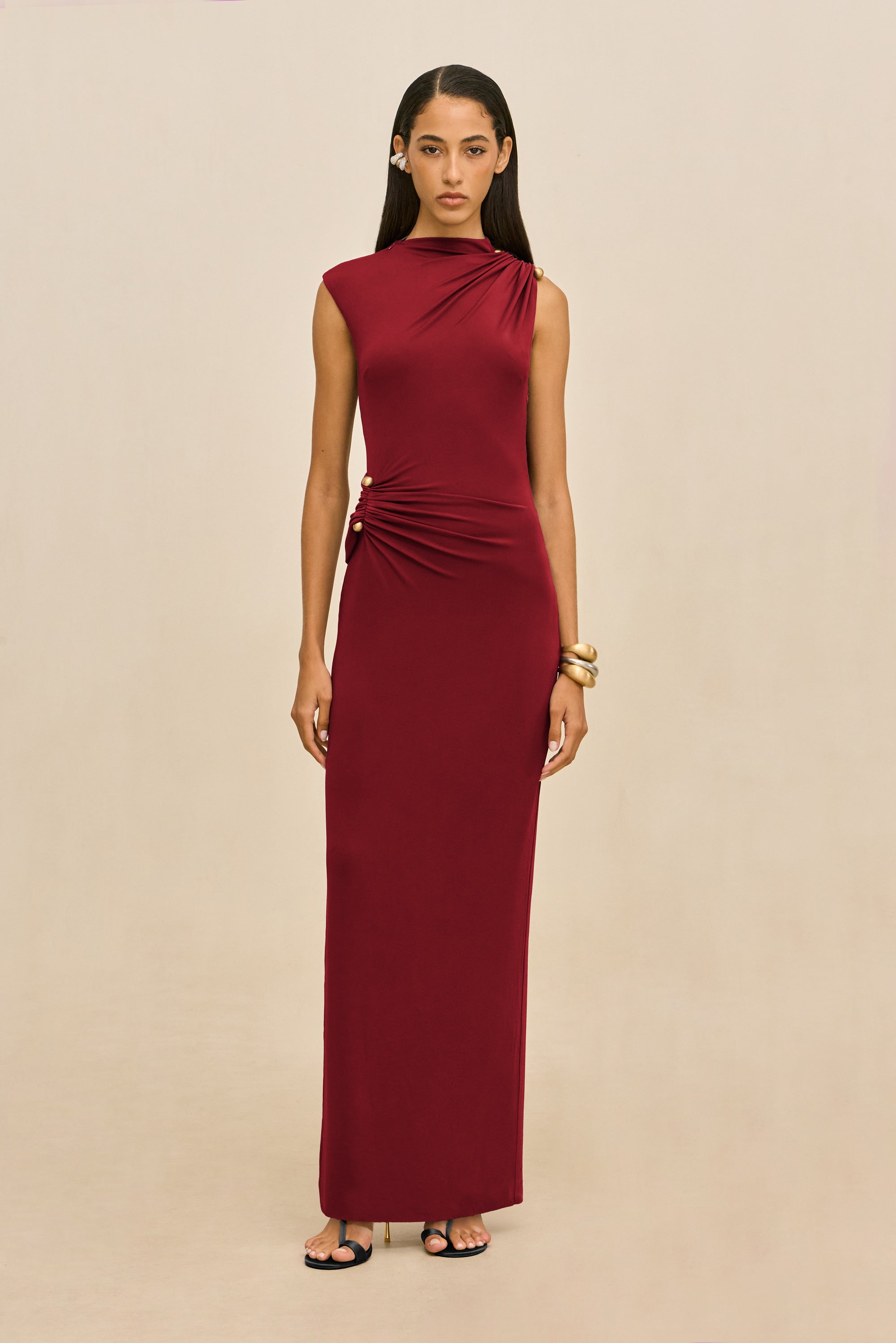 IZOLA GOWN - WINTER PLUM