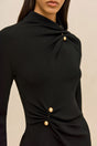 KADIA KNIT DRESS - BLACK