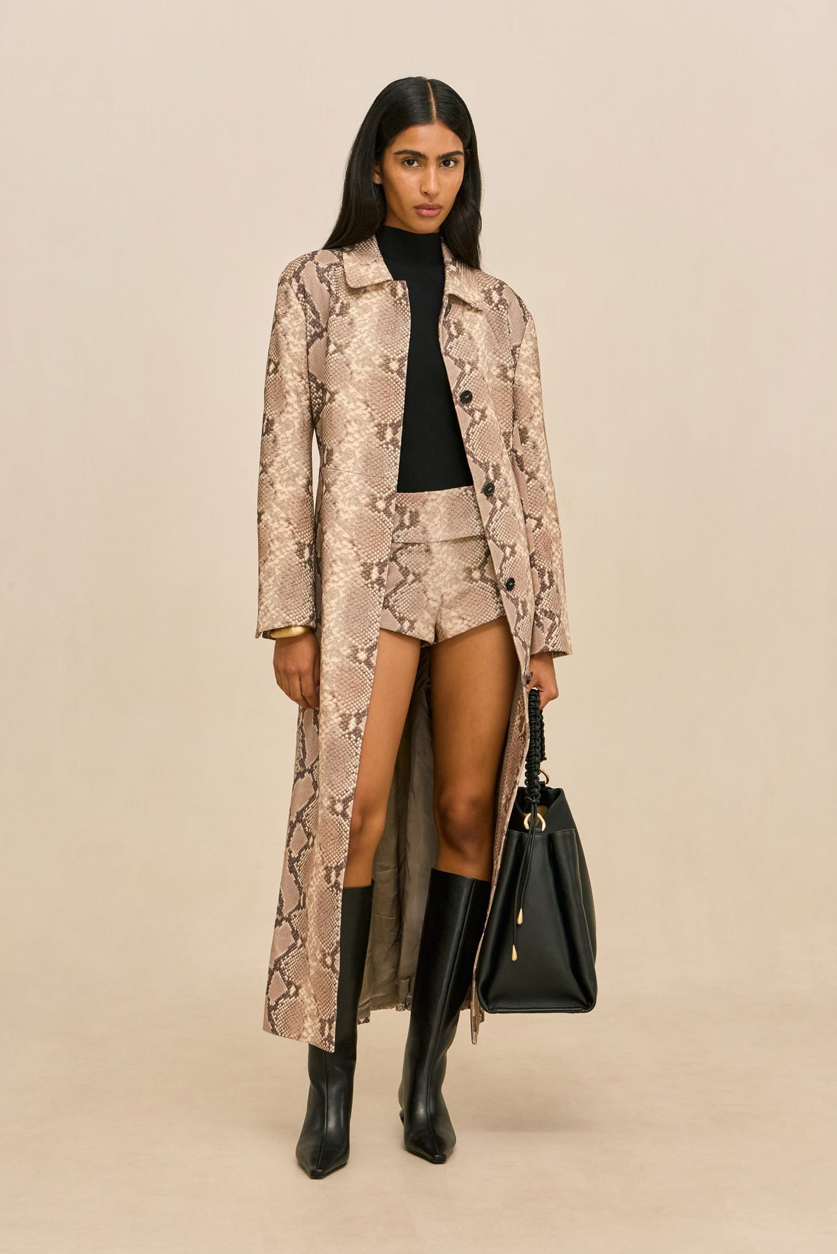 SERA COAT - FADED PYTHON