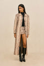 SERA COAT - FADED PYTHON