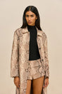 SERA COAT - FADED PYTHON