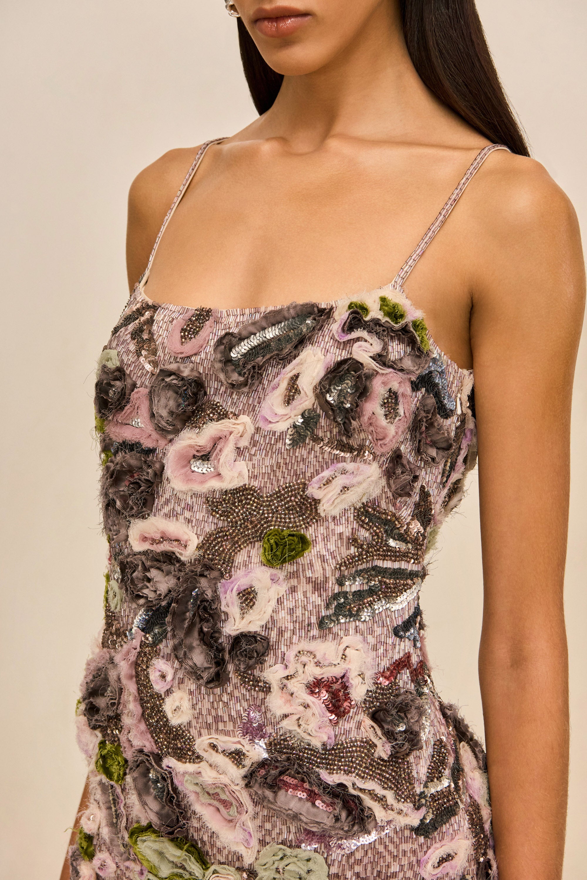 BEBE DRESS - WARM HAZE MULTI