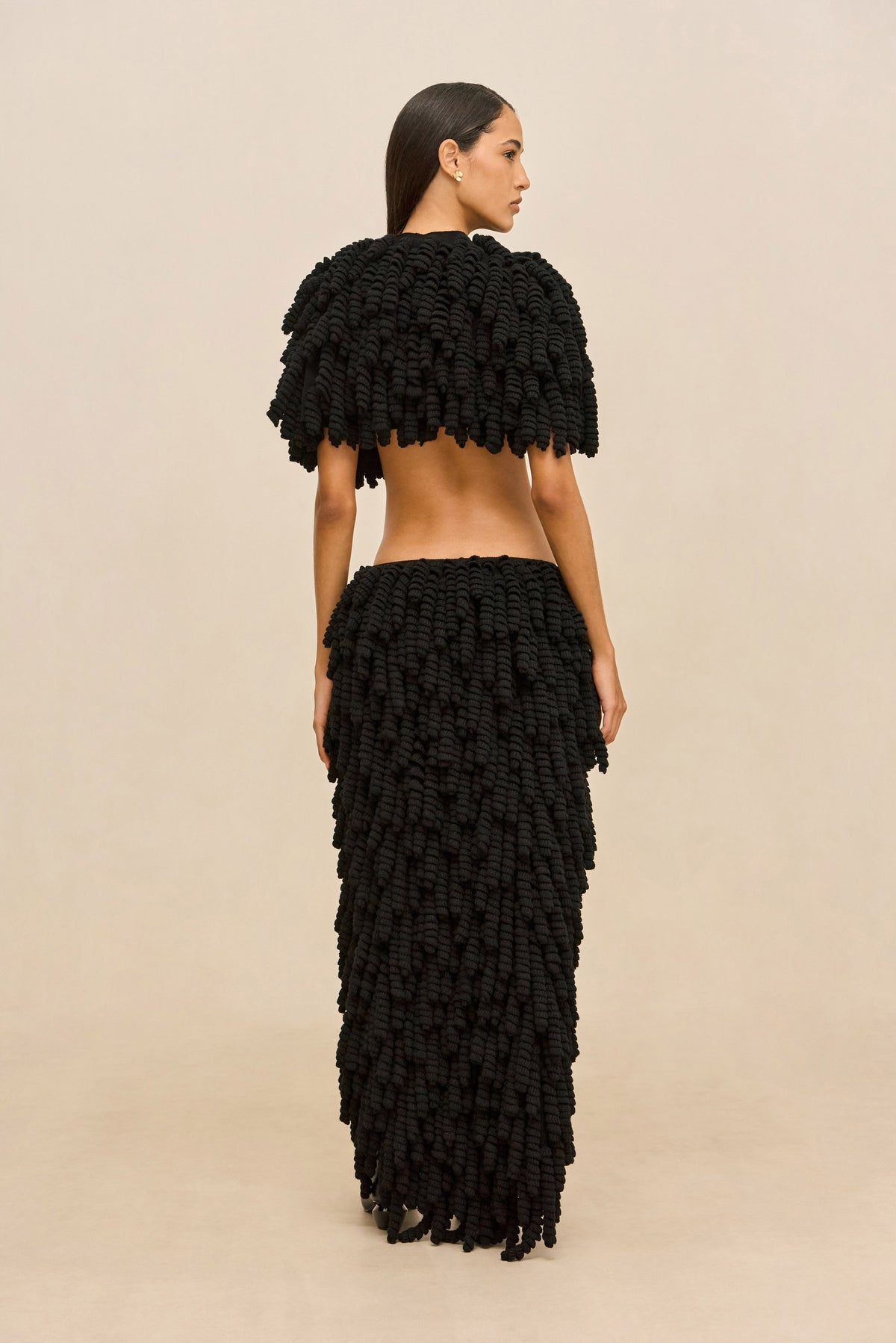 PASHA KNIT TOP - BLACK