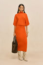 KEONI KNIT DRESS - PEPPER