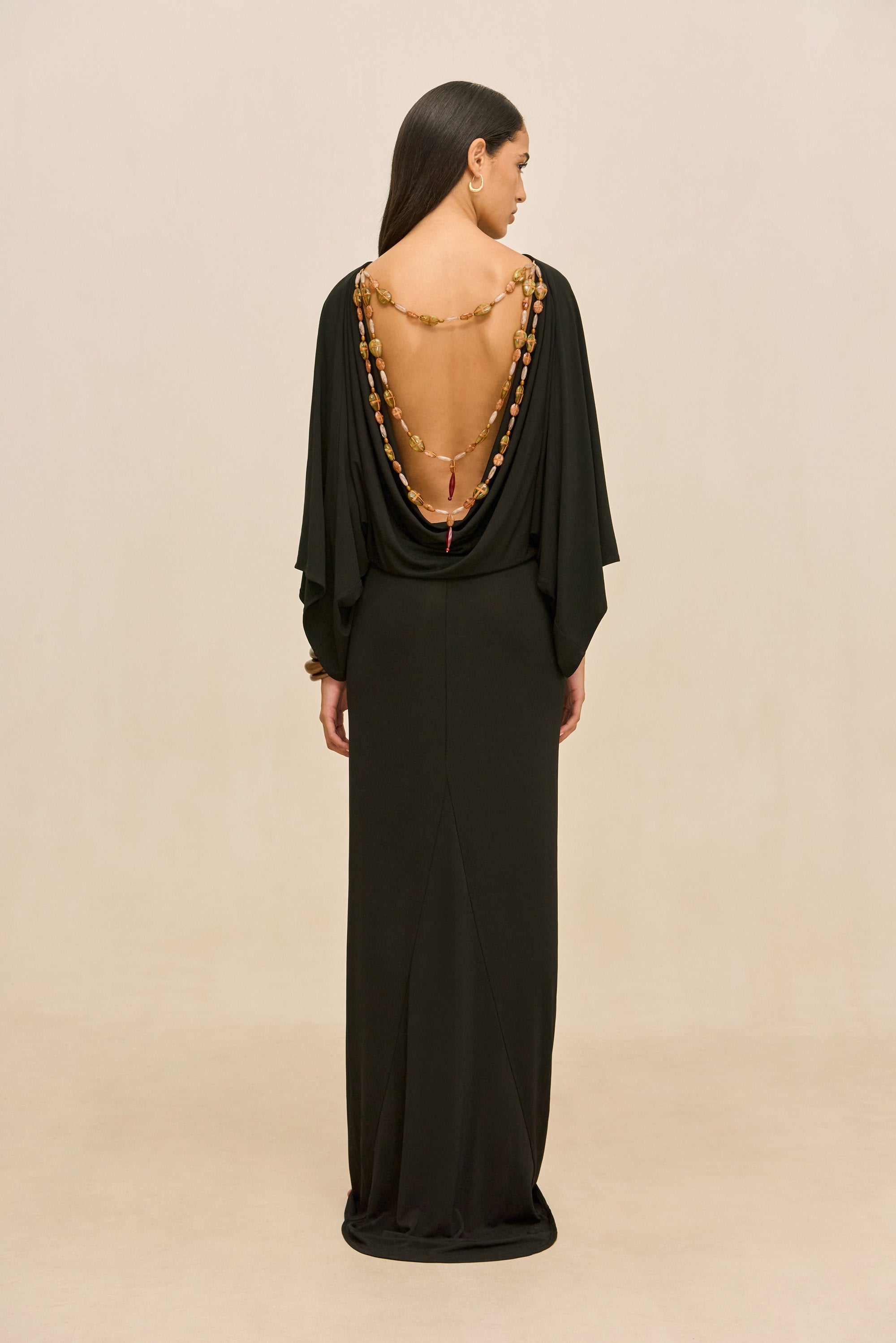 PALLANA GOWN - BLACK