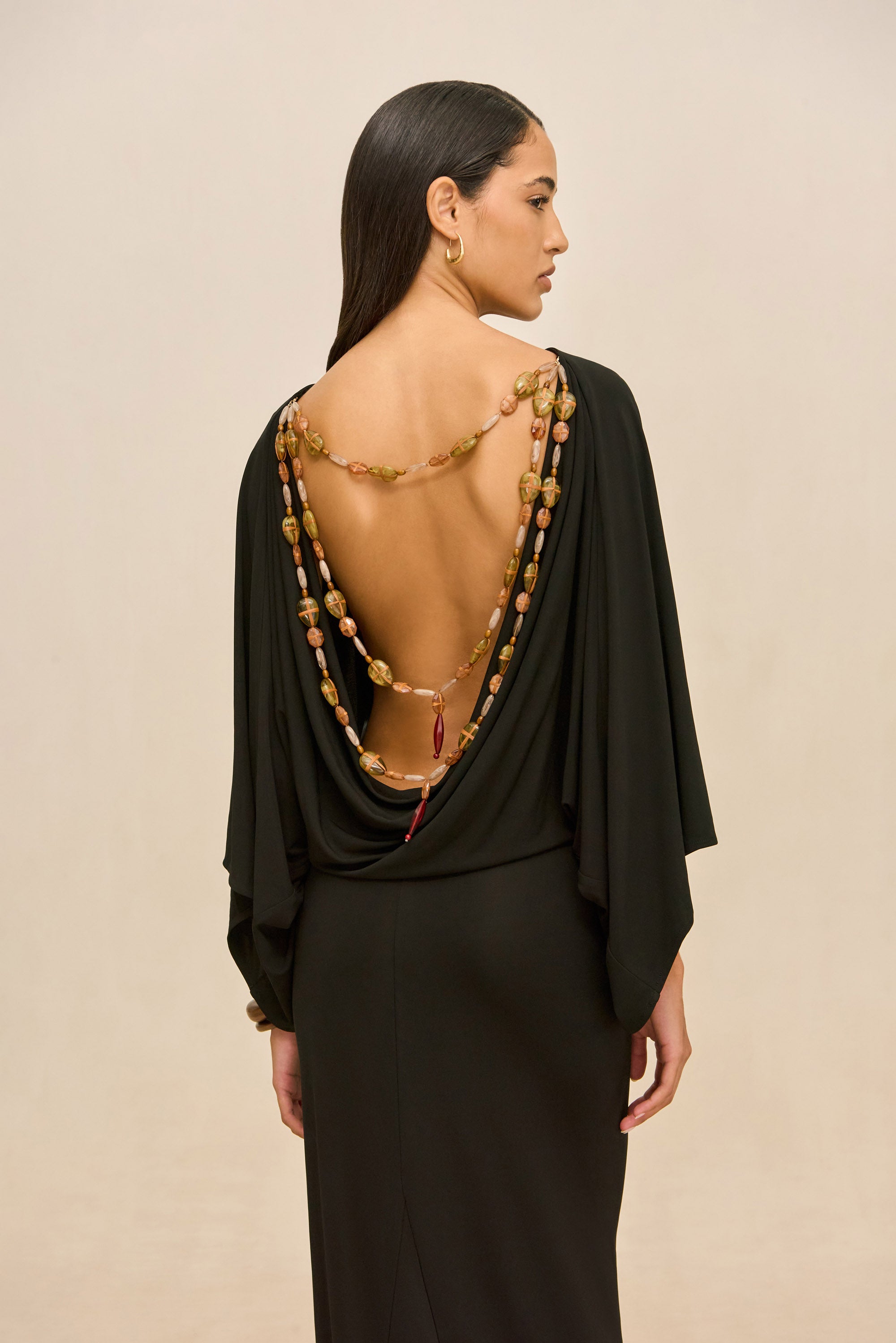 PALLANA GOWN - BLACK