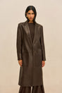 ELI LEATHER COAT - WREN