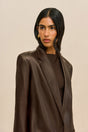 ELI LEATHER COAT - WREN