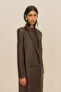 ELI LEATHER COAT - WREN