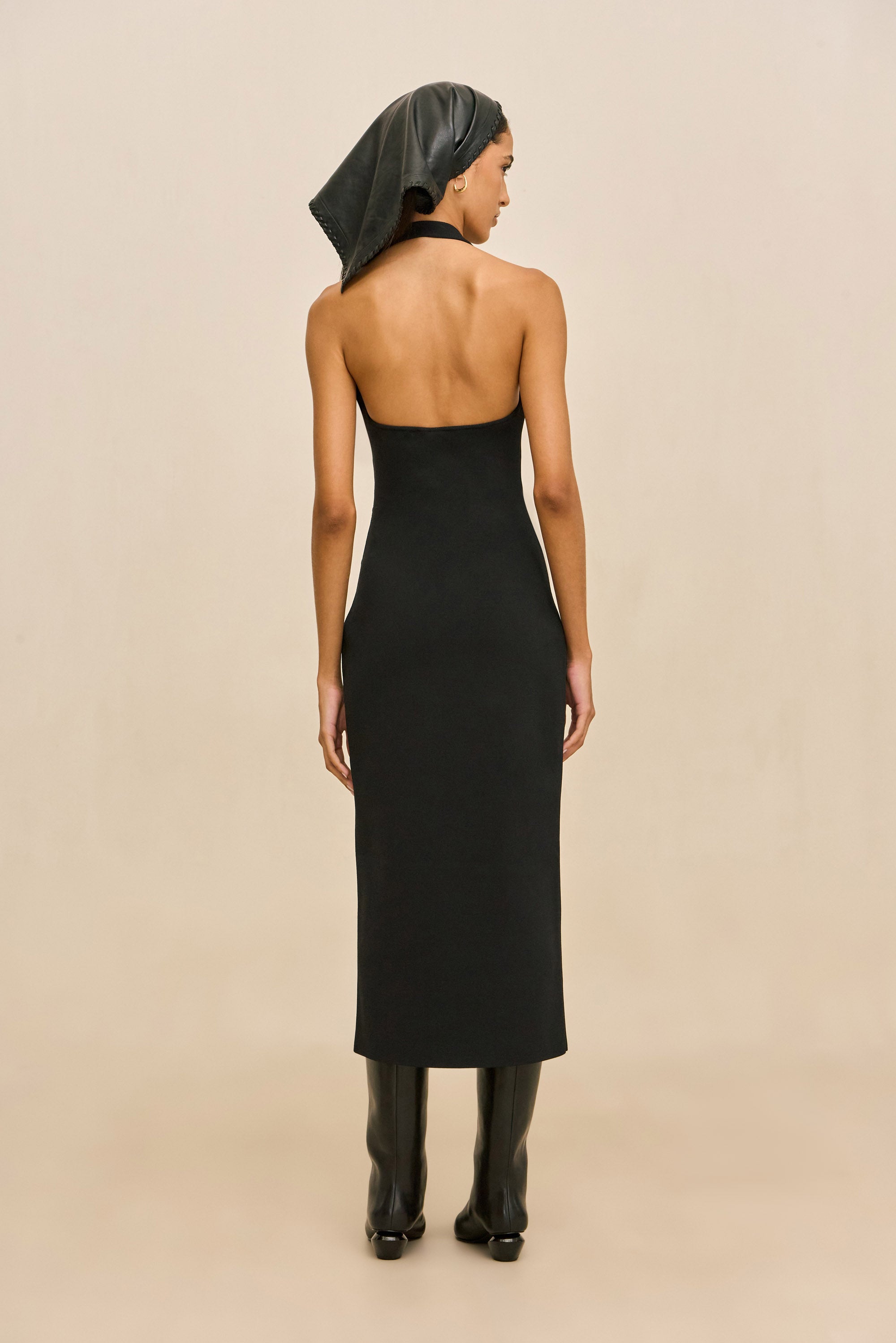 LIMMI KNIT DRESS - BLACK