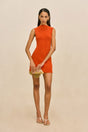 PHILIPPA KNIT DRESS - PEPPER