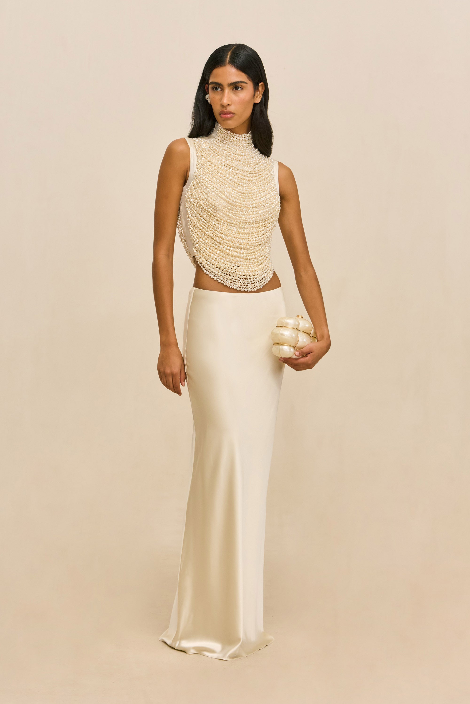 BOLLA CLUTCH - IVORY