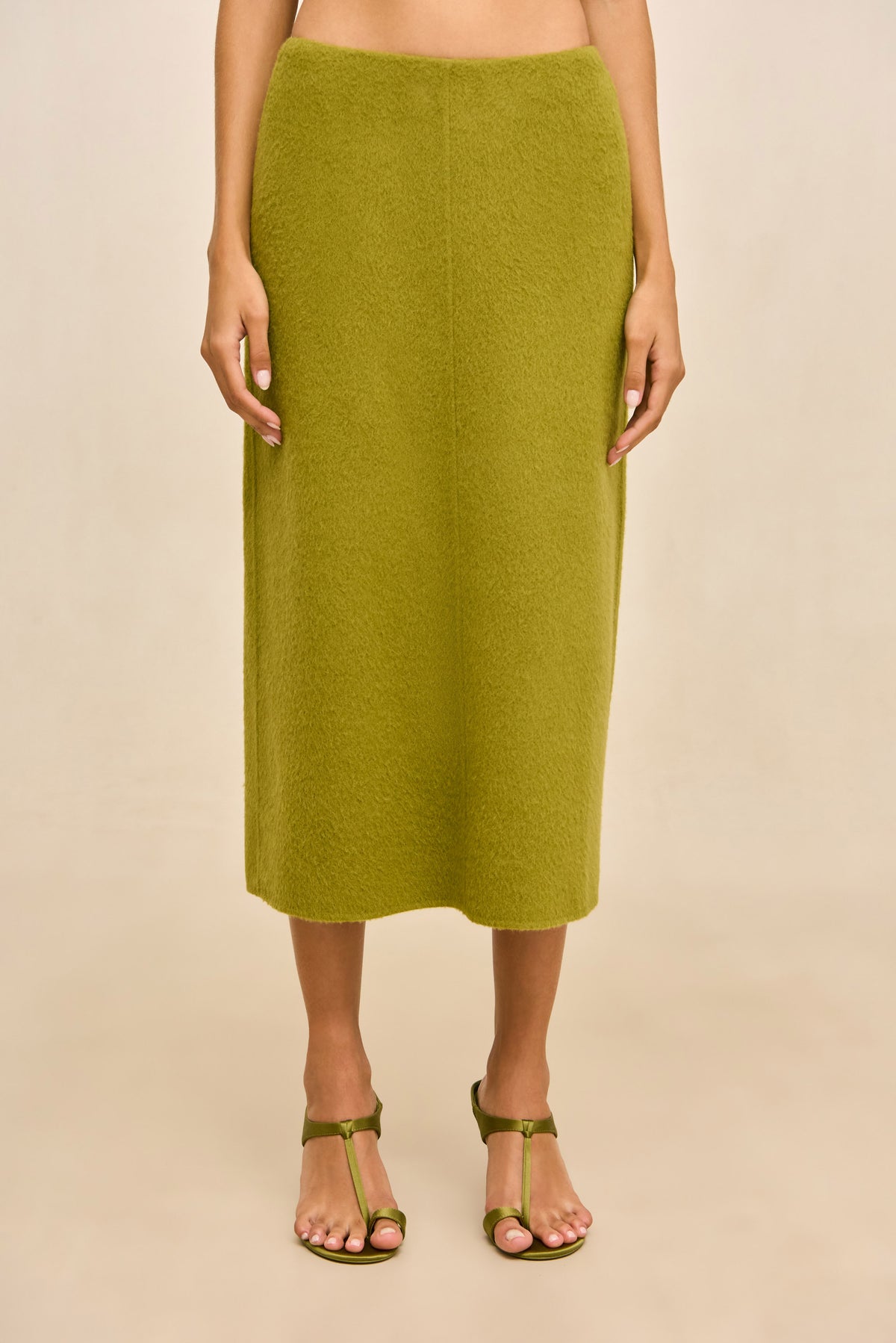 LAZULI SKIRT - CHIVE