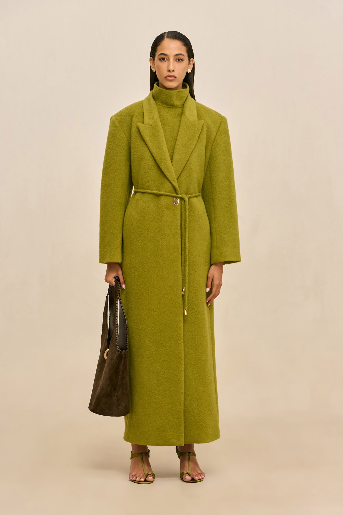 EMM COAT - CHIVE