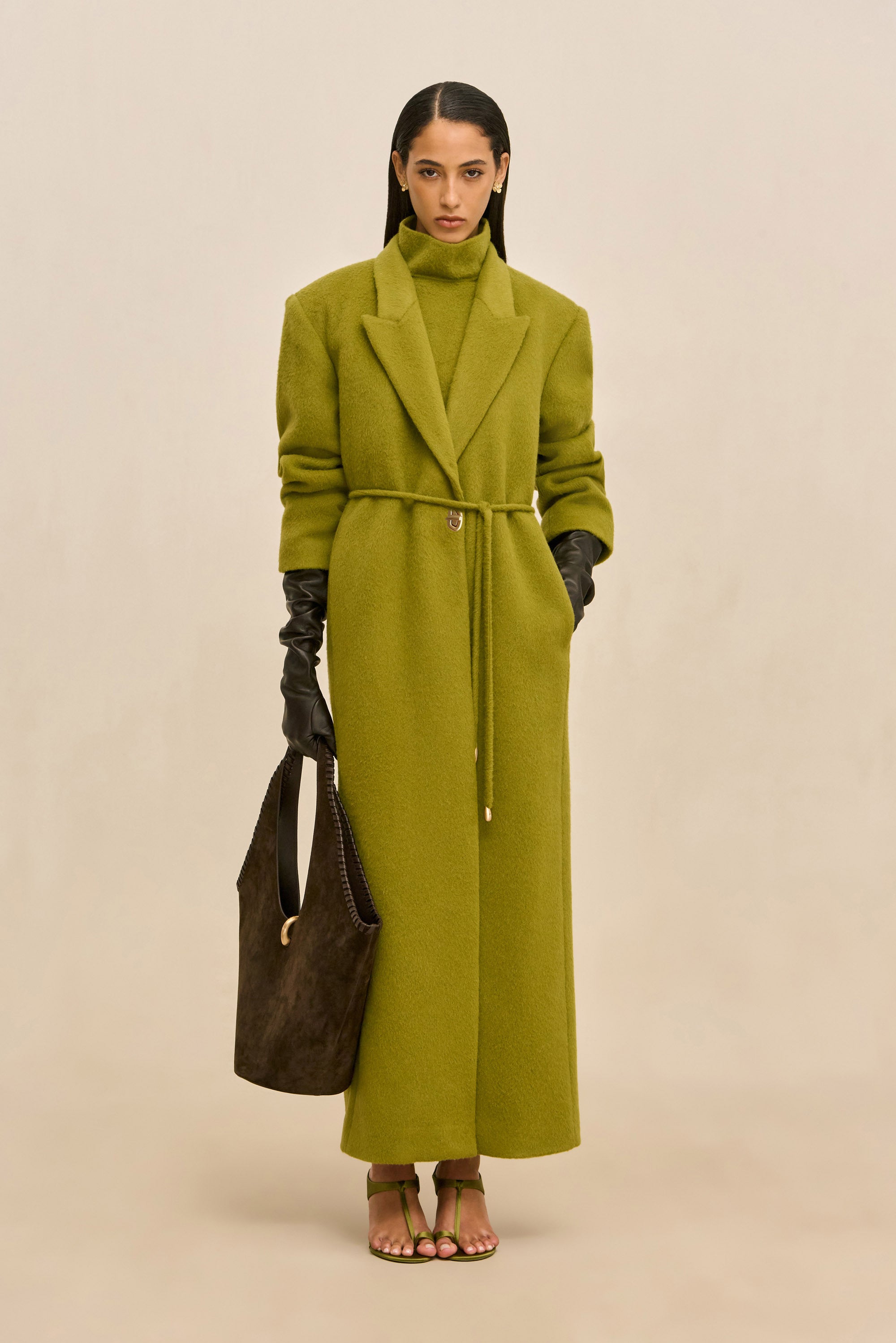 EMM COAT - CHIVE