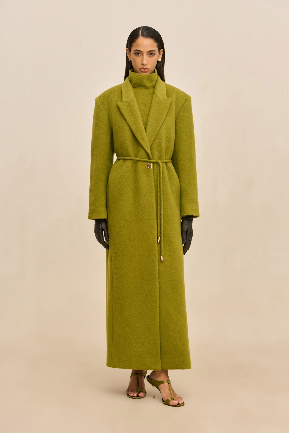 EMM COAT - CHIVE