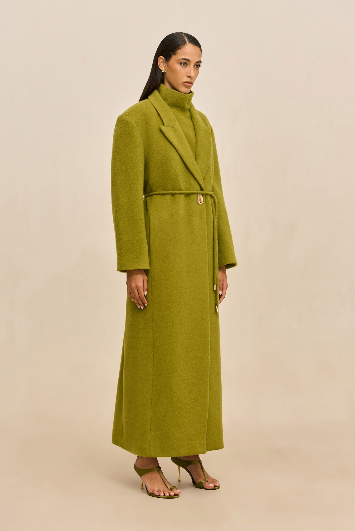 EMM COAT - CHIVE