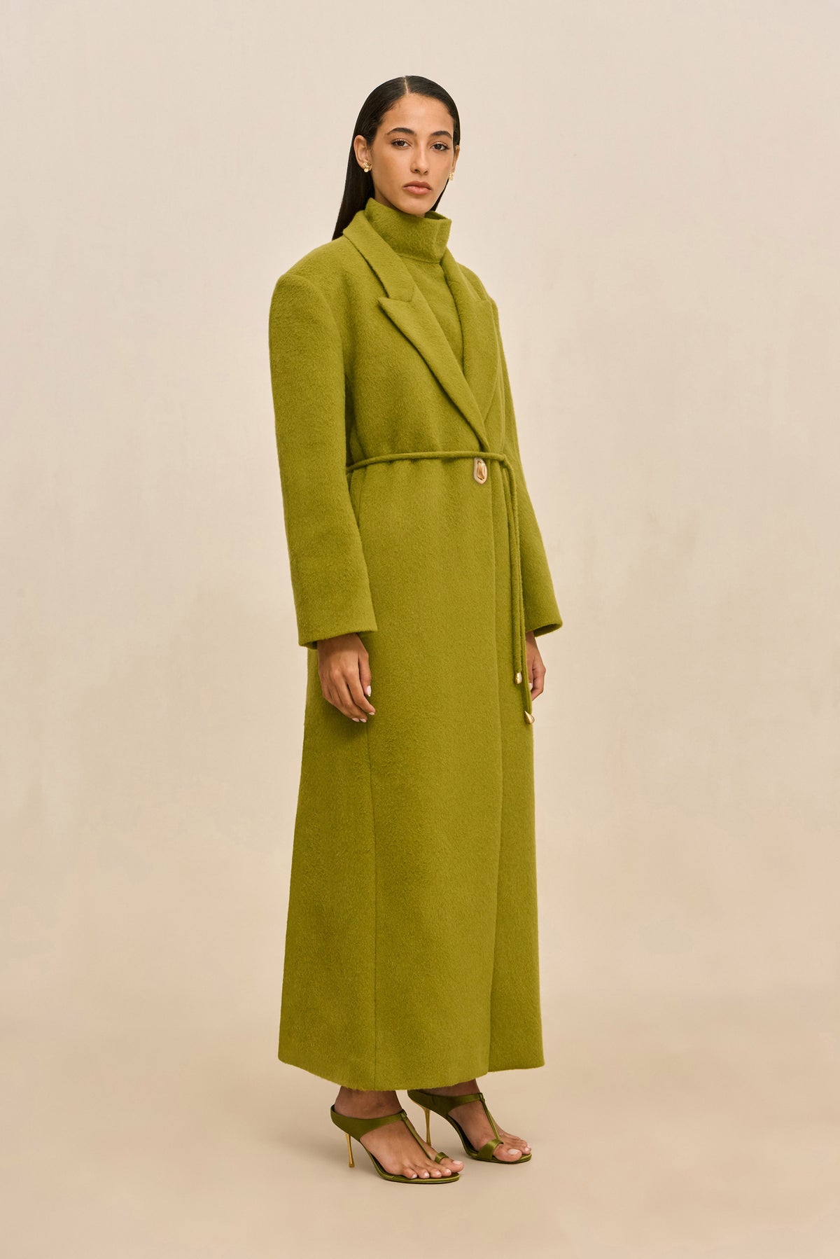 EMM COAT - CHIVE