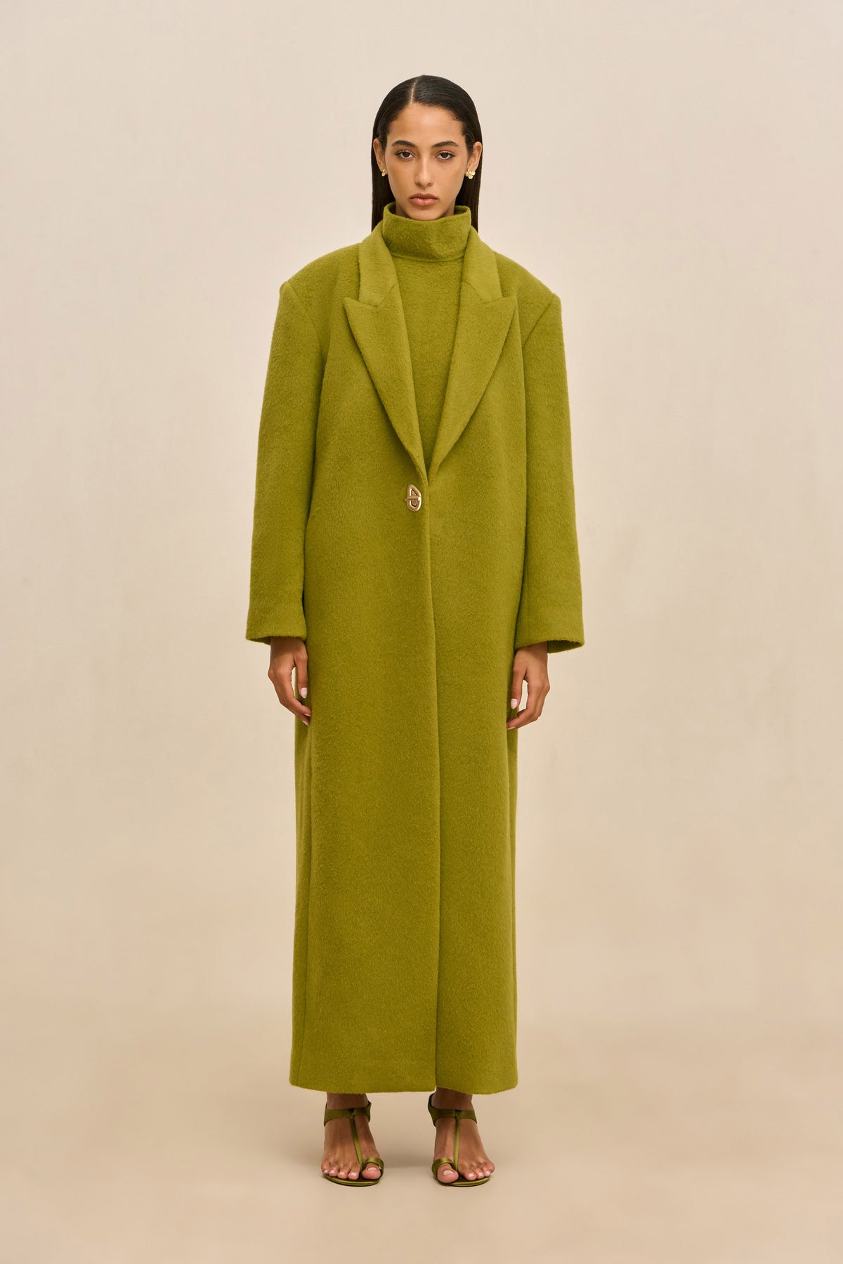 EMM COAT - CHIVE