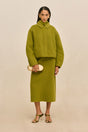 REENA JACKET - CHIVE