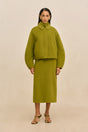 REENA JACKET - CHIVE
