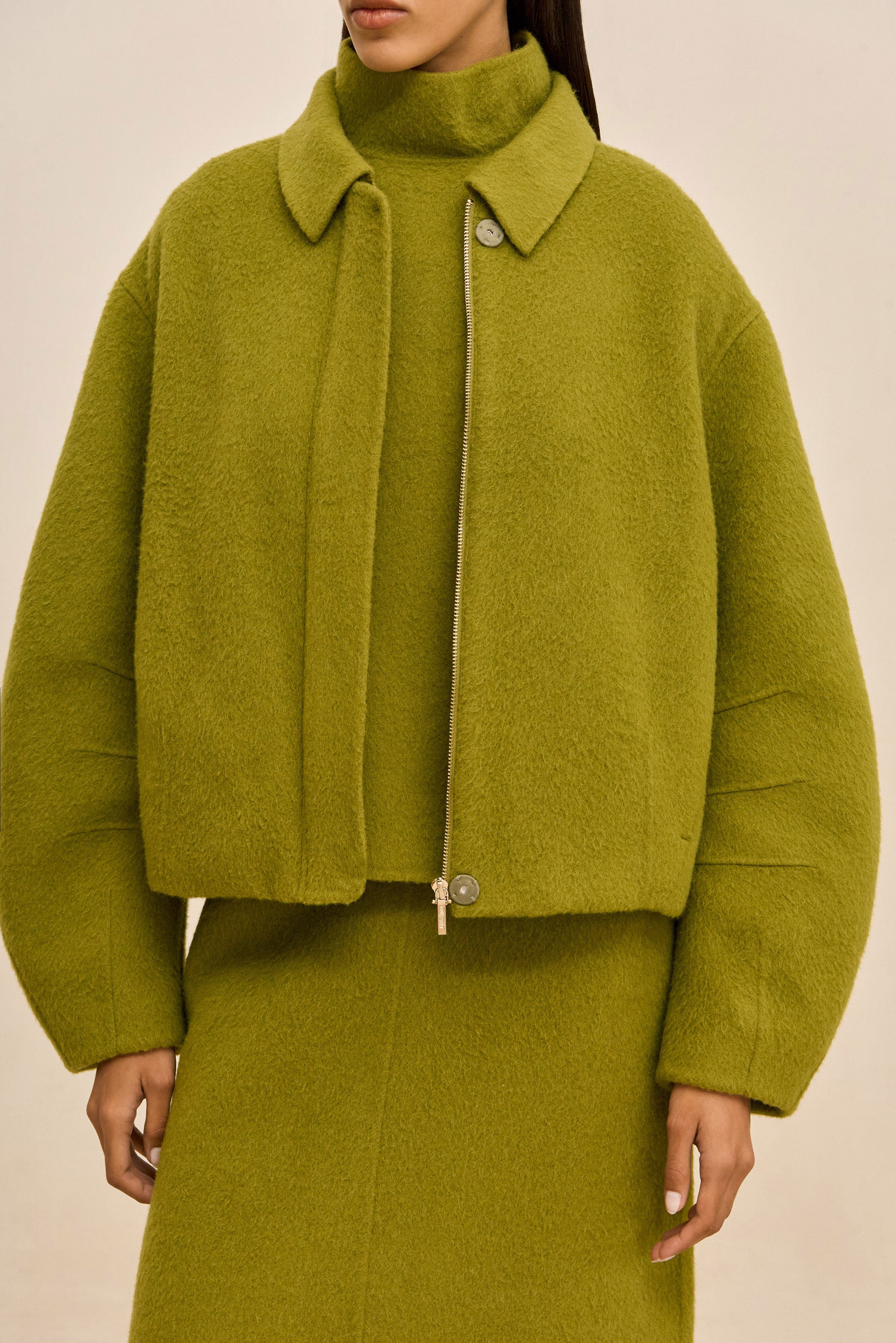 REENA JACKET - CHIVE