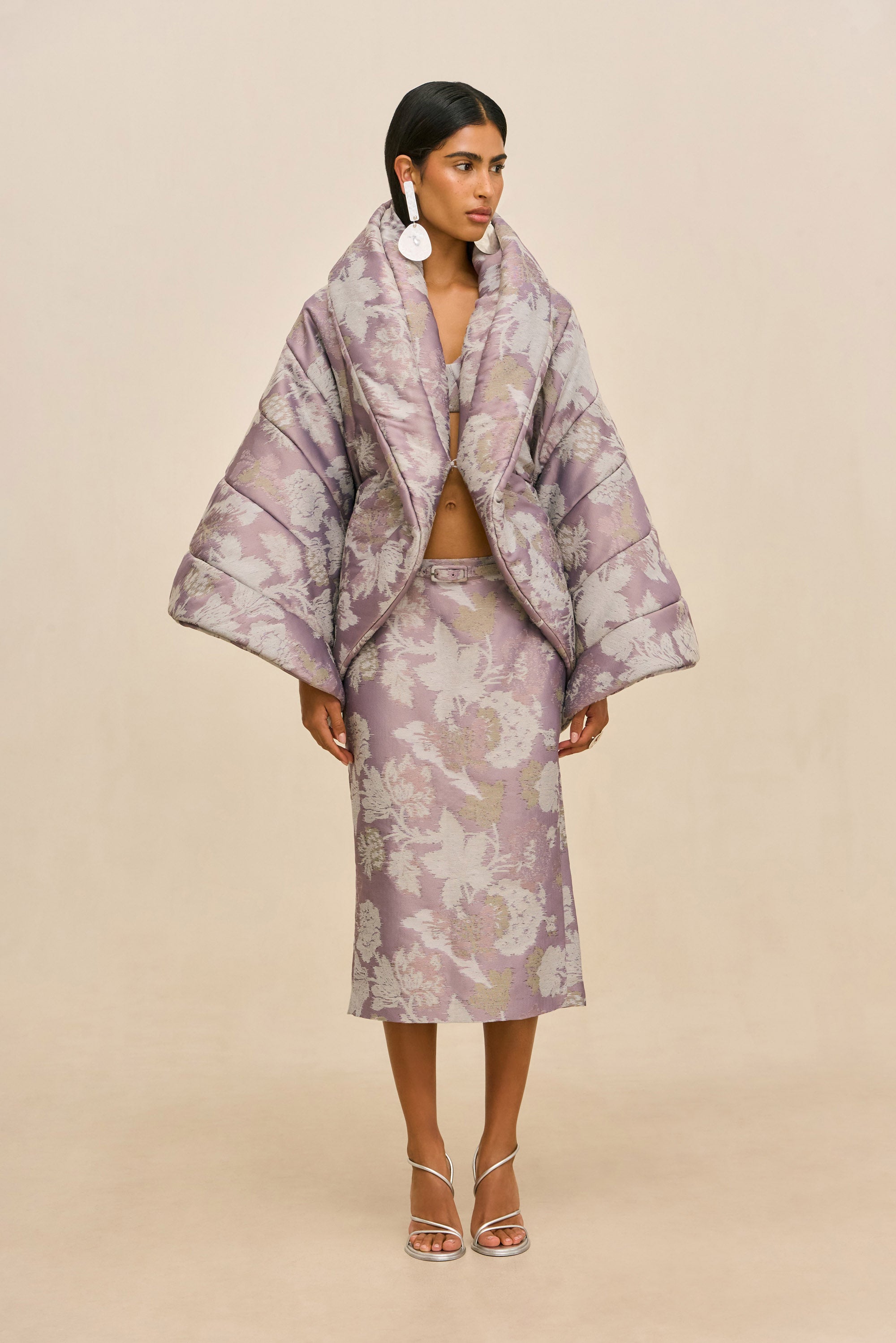 RYLEE JACKET - FLORAL JACQUARD