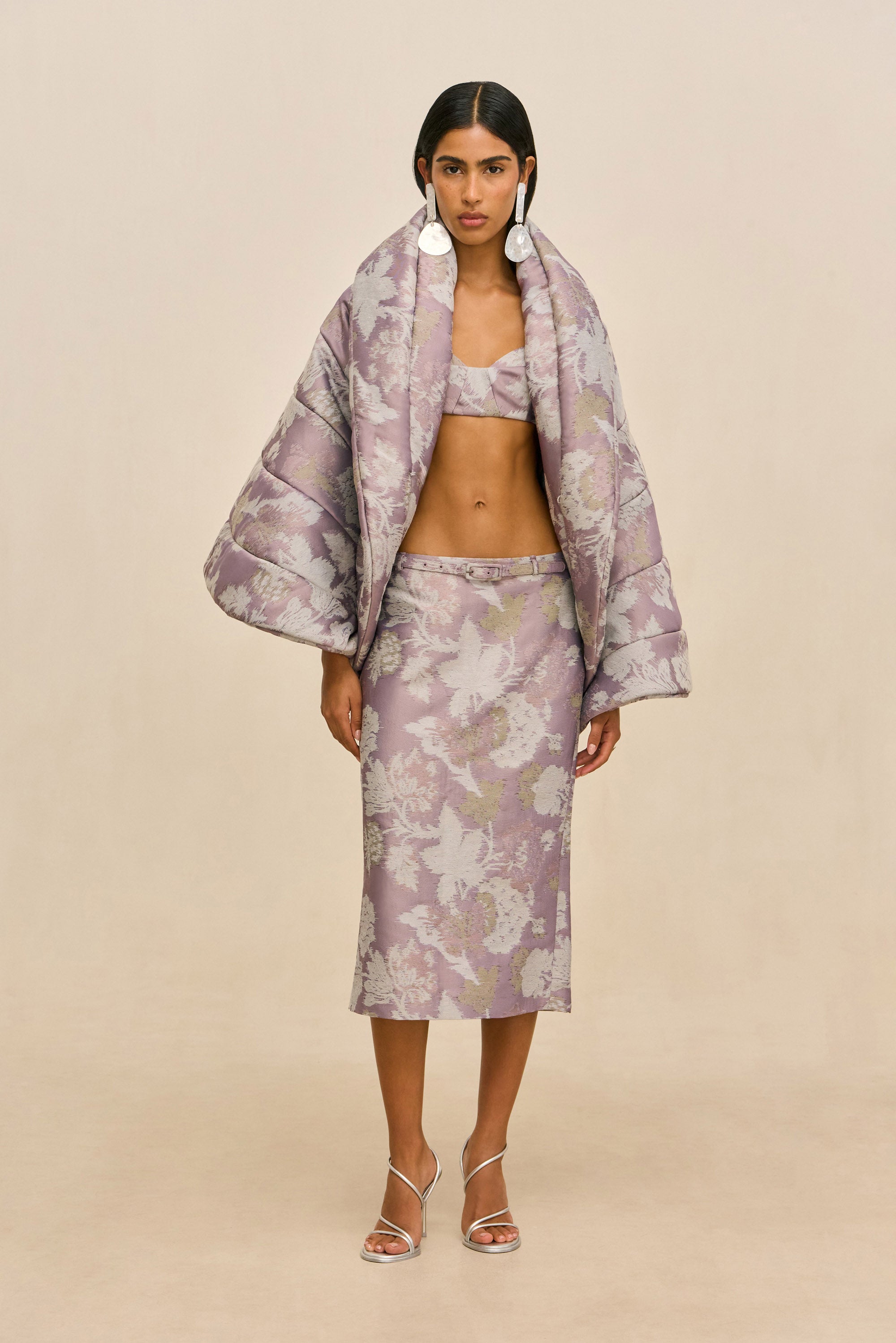 RYLEE JACKET - FLORAL JACQUARD