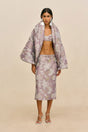 RYLEE JACKET - FLORAL JACQUARD