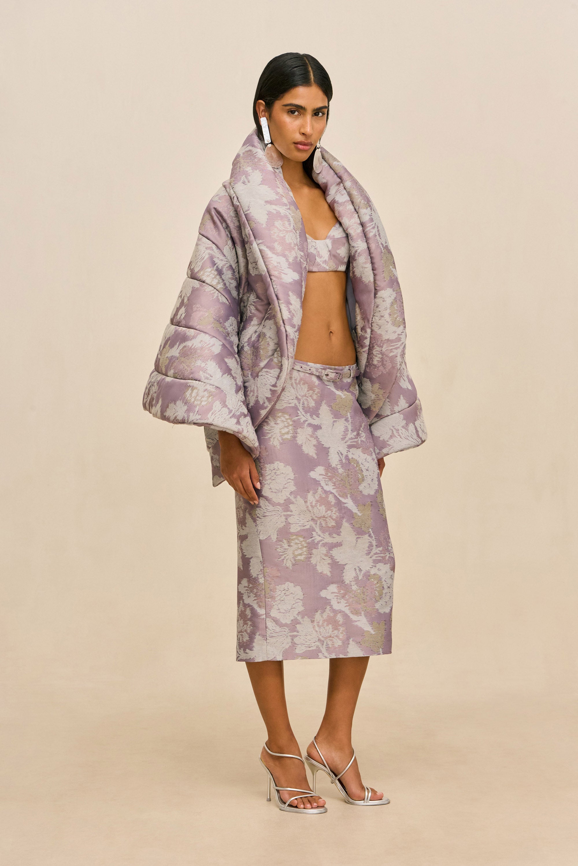 RYLEE JACKET - FLORAL JACQUARD