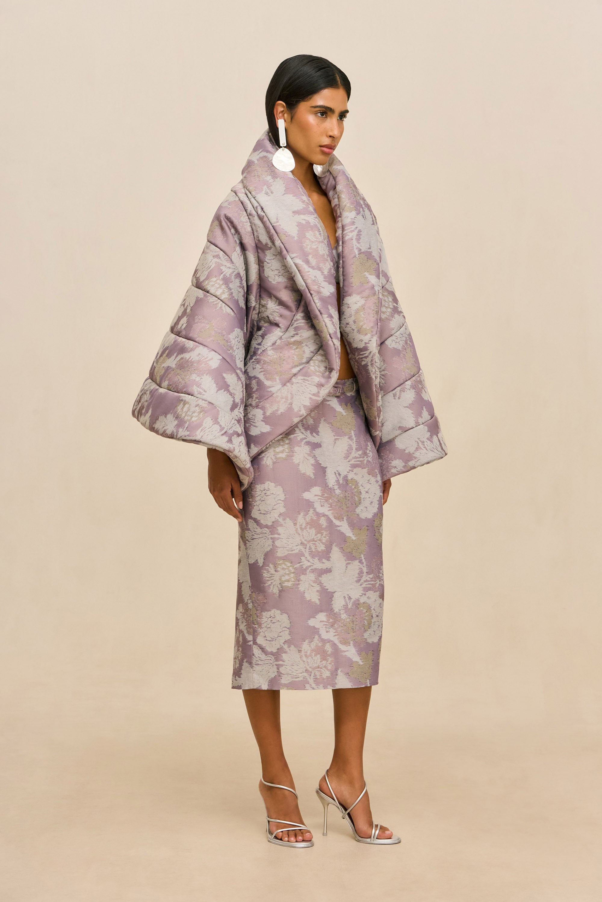 RYLEE JACKET - FLORAL JACQUARD