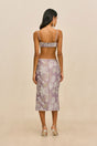 OLLIE SKIRT - FLORAL JACQUARD