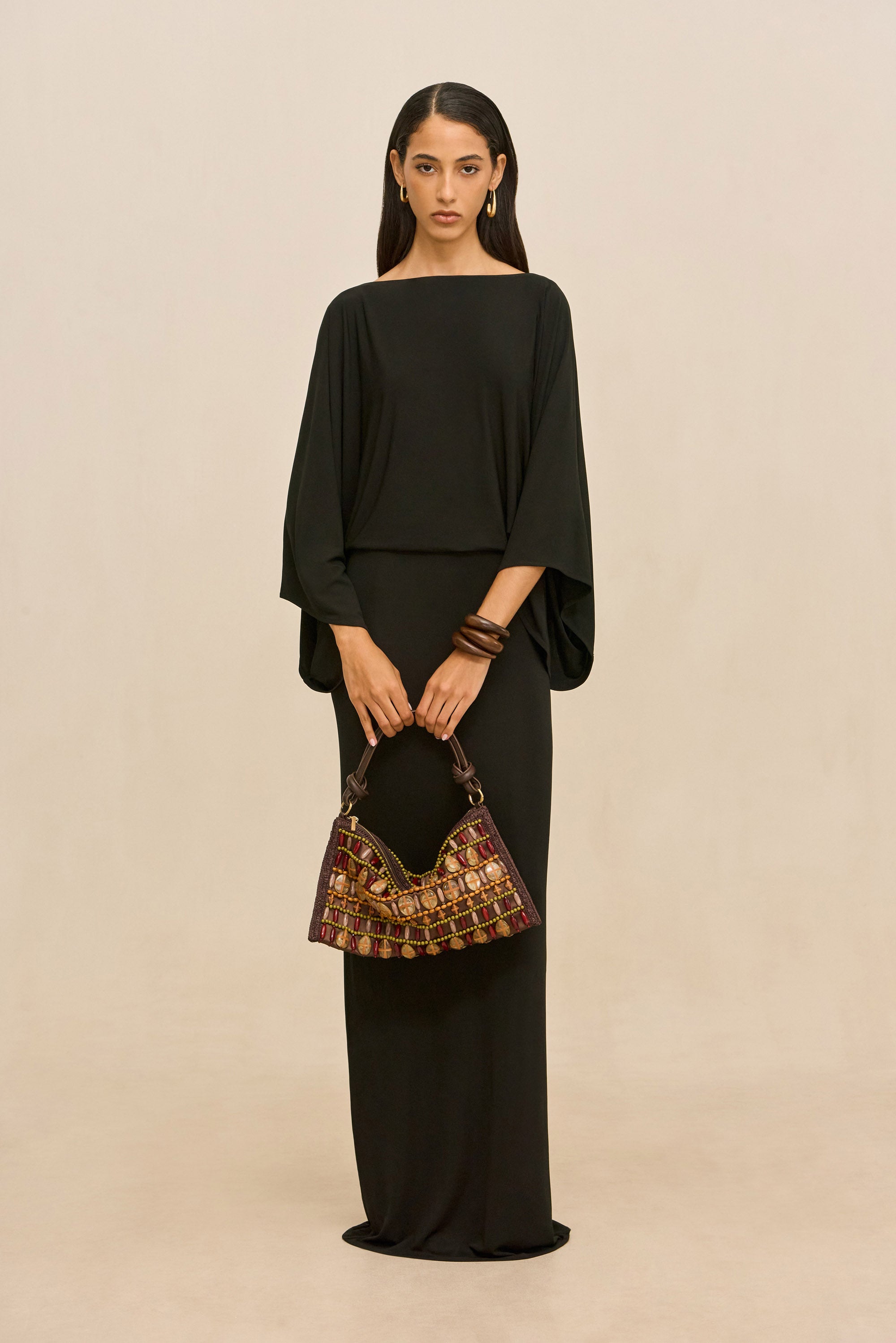 PALLANA GOWN - BLACK