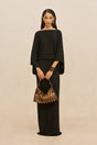 PALLANA GOWN - BLACK
