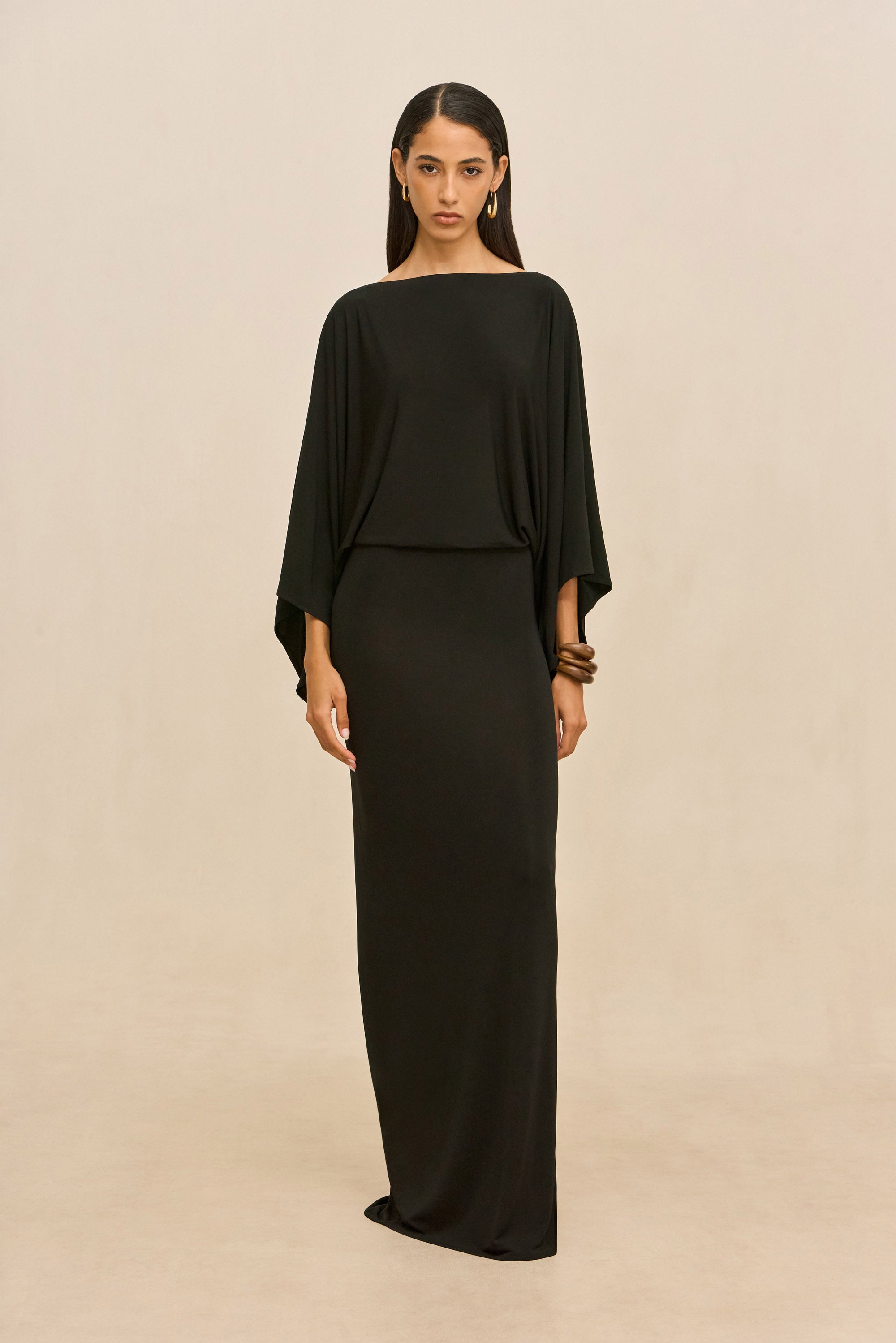 PALLANA GOWN - BLACK