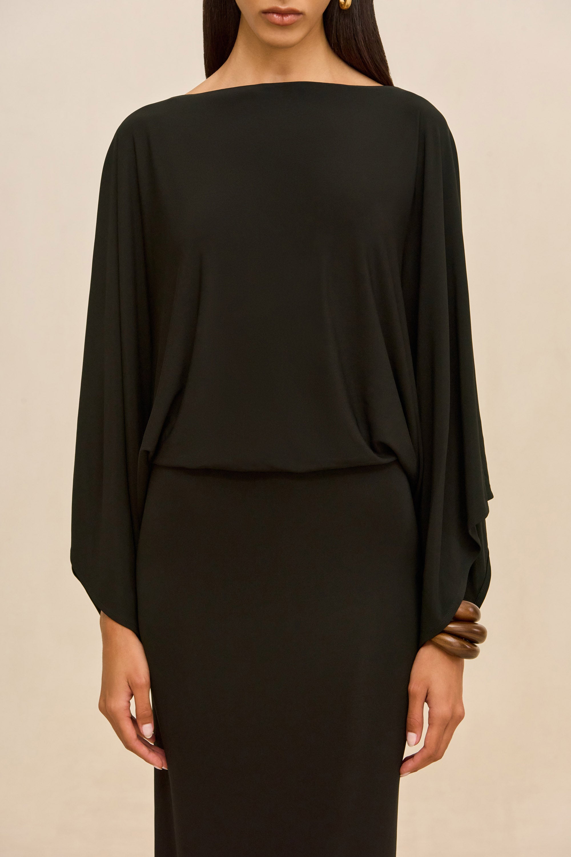 PALLANA GOWN - BLACK