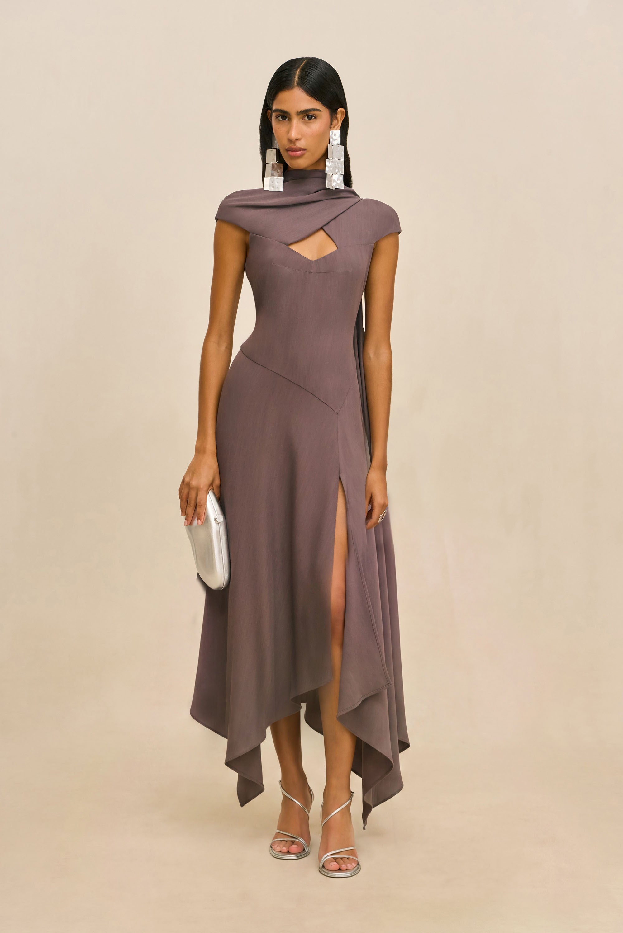 CECILY DRESS - WARM HAZE