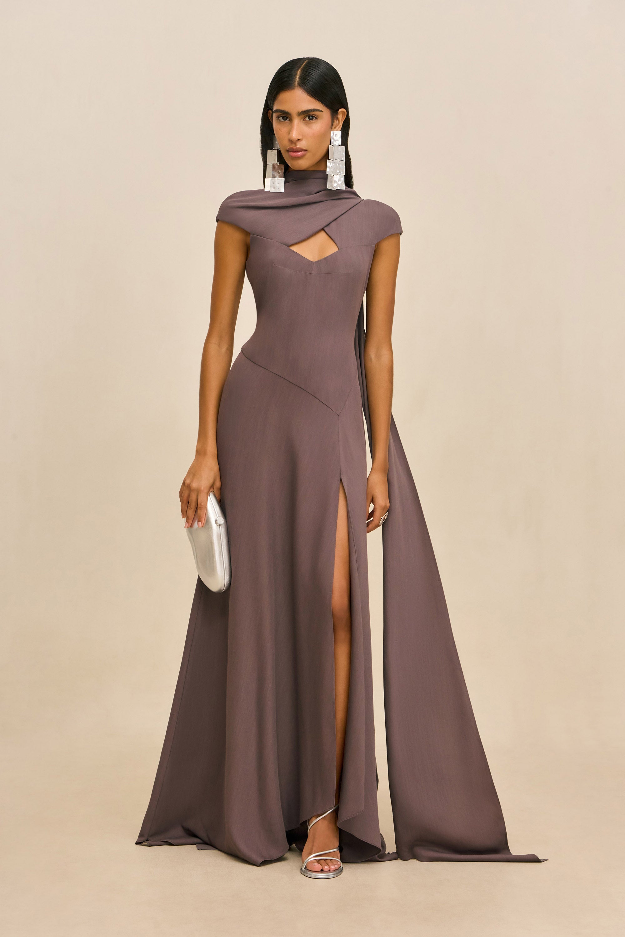 CECILY DRESS - WARM HAZE