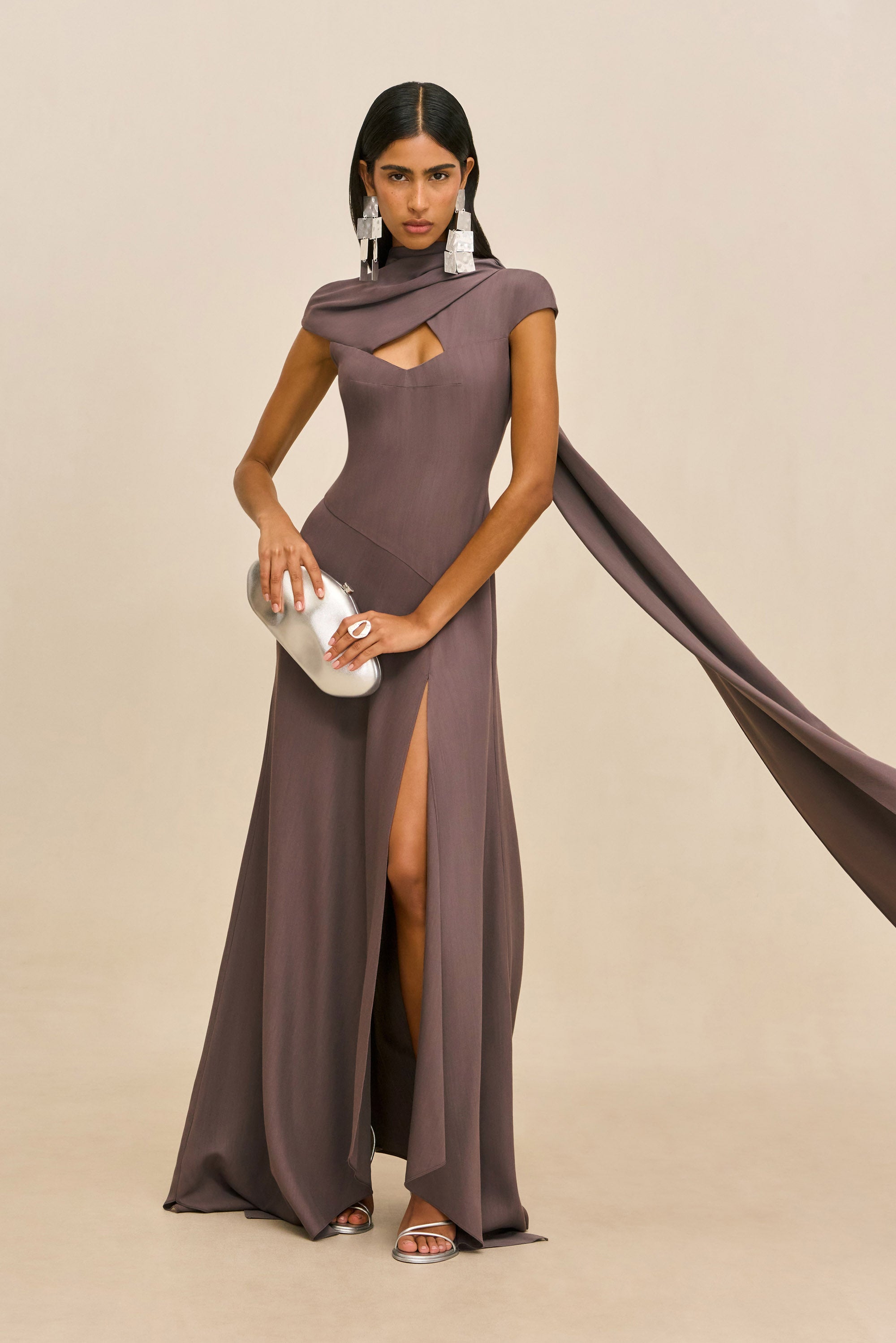 CECILY DRESS - WARM HAZE