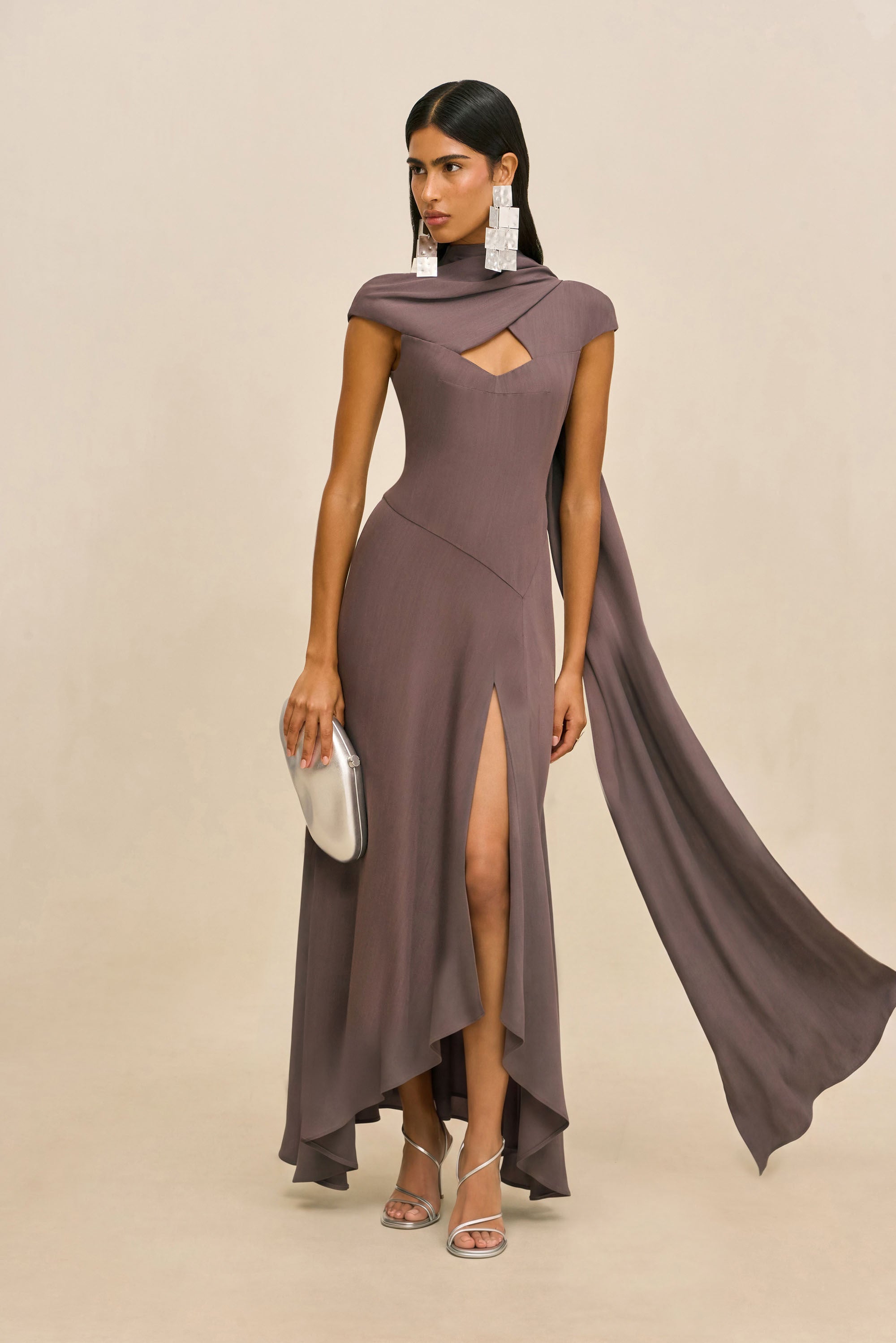 CECILY DRESS - WARM HAZE