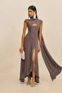 CECILY DRESS - WARM HAZE