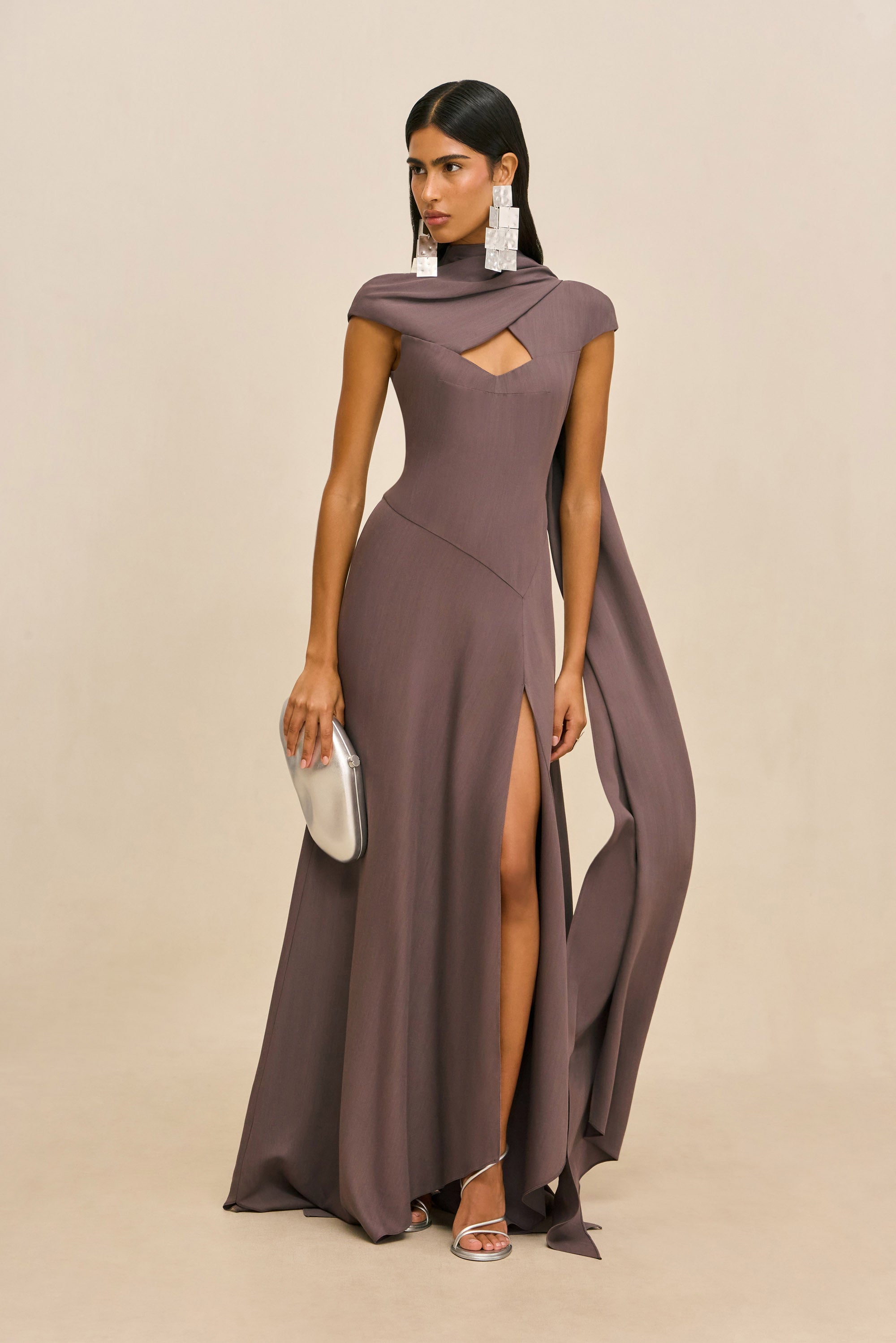 CECILY DRESS - WARM HAZE